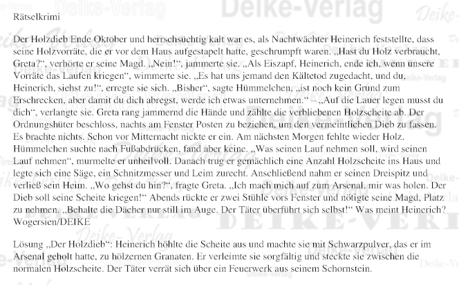 Der Holzdieb (Heinerich Hümmelchen)