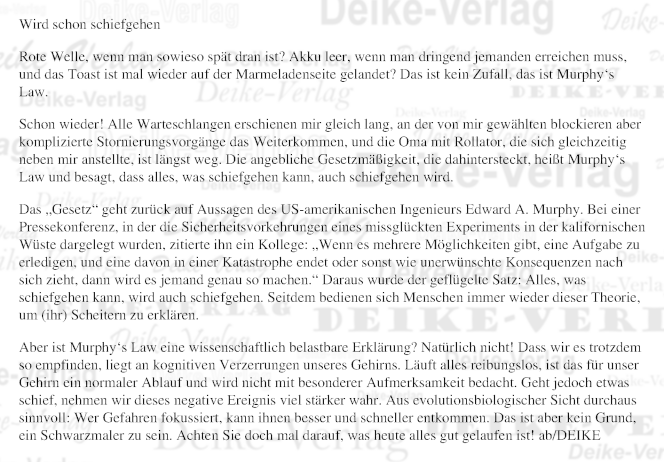 Murphys Law