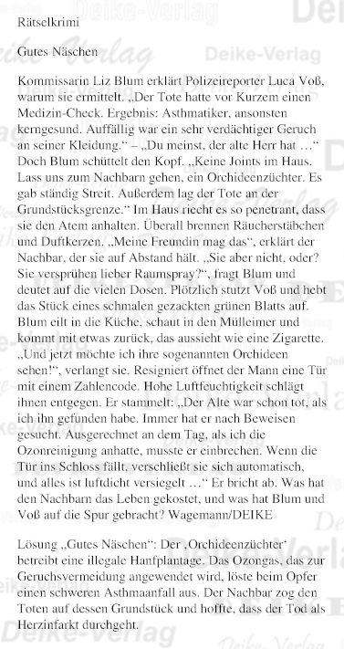 Gutes Näschen (Liz Blum)
