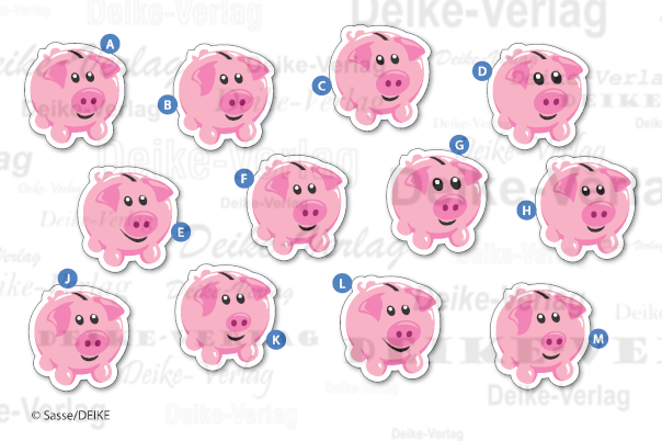 Sparschweine - Paare finden Sparschweine - Paare finden