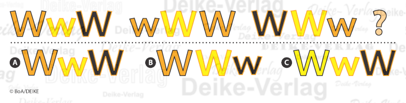 Muster - Logische Reihe