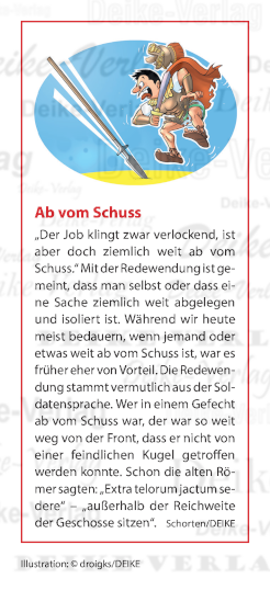 Ab vom Schuss