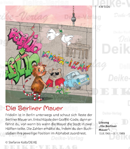 Berliner Mauer - Fridolin KW 5026