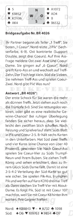 Bridgeaufgaben KW 4026