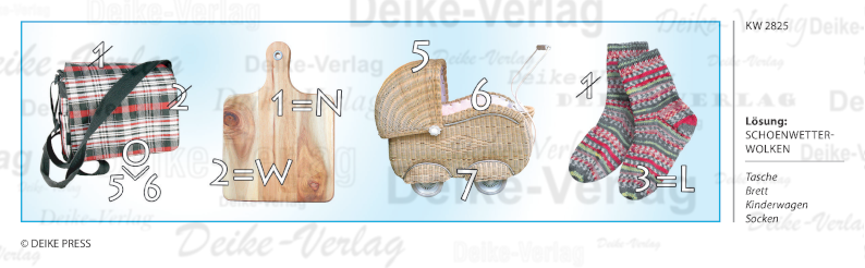 Schönwetterwolken - Rebus KW 2825