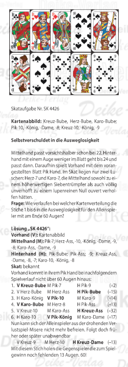 Skataufgabe KW 4426