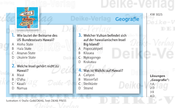 Hawaii - Quiz KW 3025