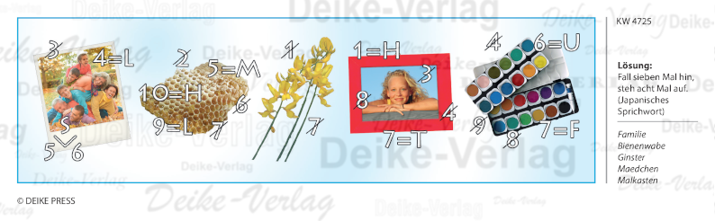 Fall sieben Mal hin, steh acht Mal auf - Rebus KW 4725