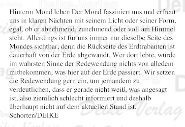 Hinterm Mond leben