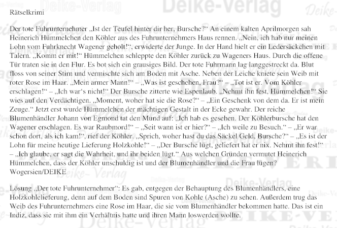 Der tote Fuhrunternehmer  (Hümmelchen)