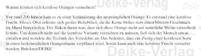 Warum können sich kernlose Orangen vermehren?