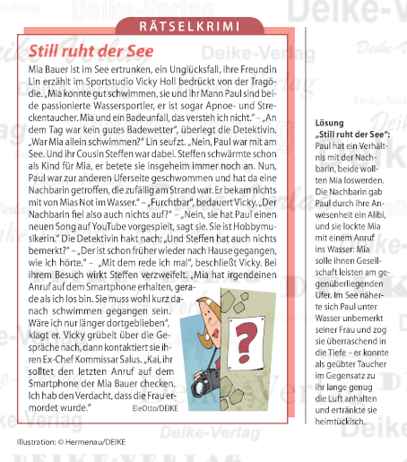Still ruht der See (Vicky Holl)