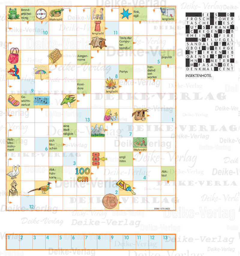 Insektenhotel (Schwedenrätsel)