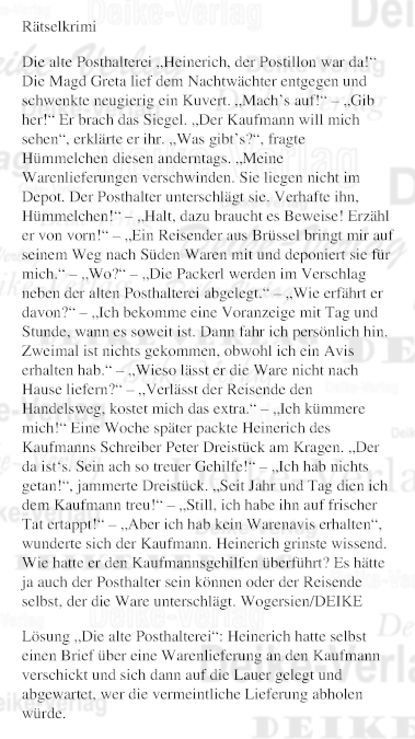 Die alte Posthalterei (Heinerich Hümmelchen)