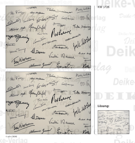 Unterschriften - Fehlerbilder KW 3726