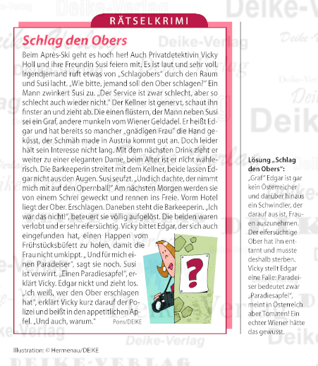 Schlag den Ober (Vicky Holl)