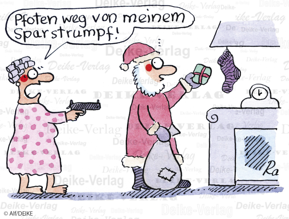 Der Strumpf in der Küche