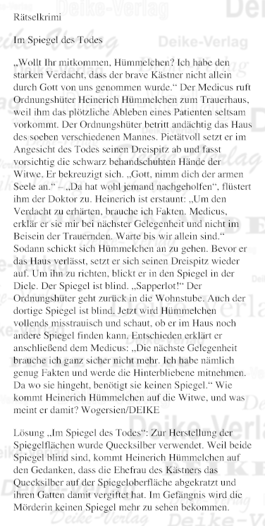 Im Spiegel des Todes (Hümmelchen)