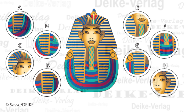 Pharao - Ausschnitträtsel Pharao - Ausschnitträtsel