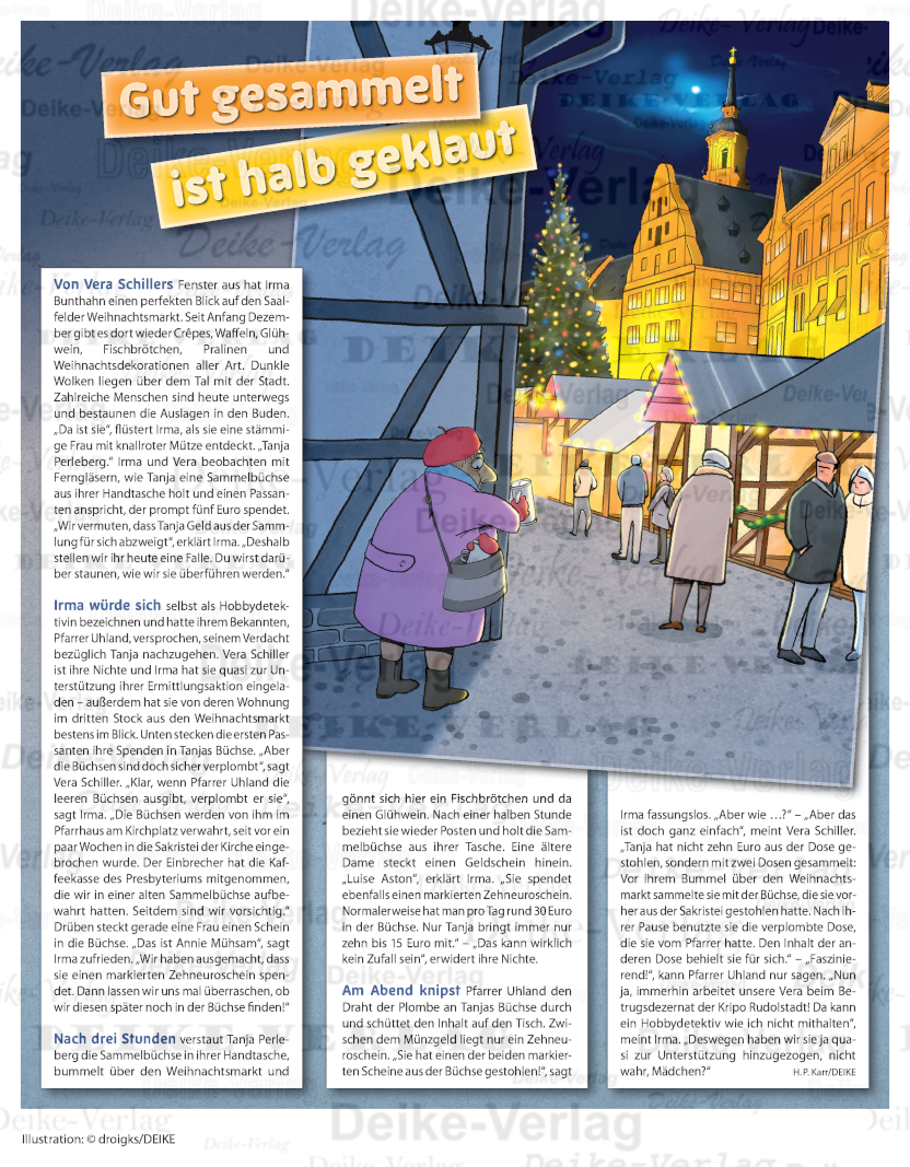 Gut gesammelt ist halb geklaut