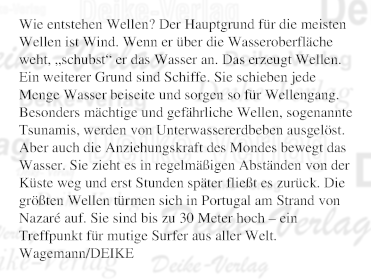 Wie entstehen Wellen?