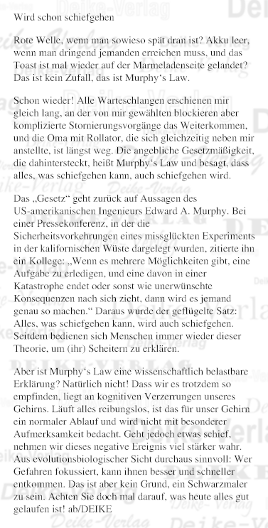 Murphys Law
