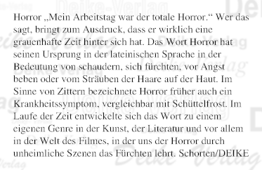 Horror