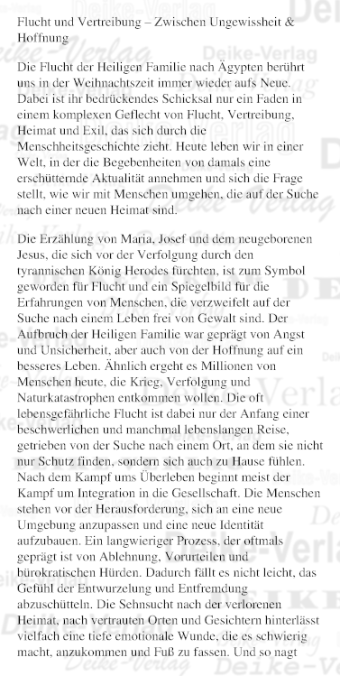 Flucht und Vertreibung