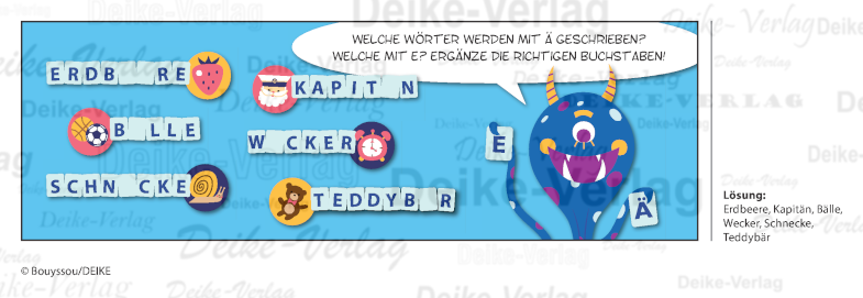Wörter mit Ä (Monsterbande)