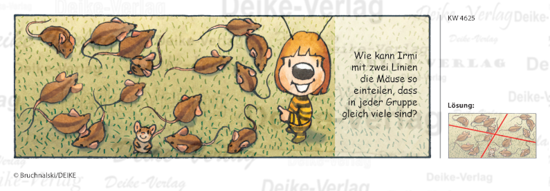 Mäuse - Irmi die Rätselbiene KW 4624