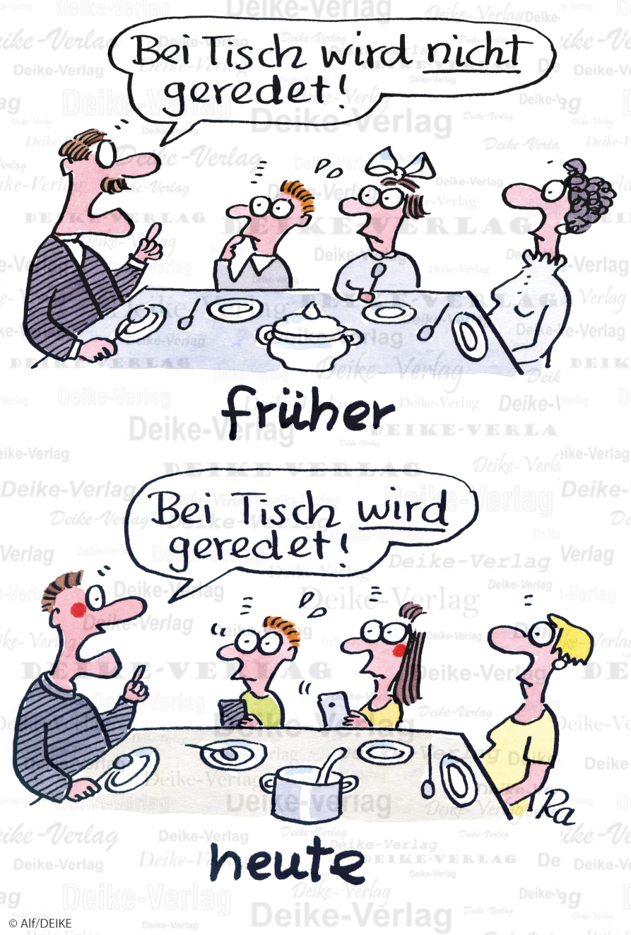 Tischmanieren - früher und heute