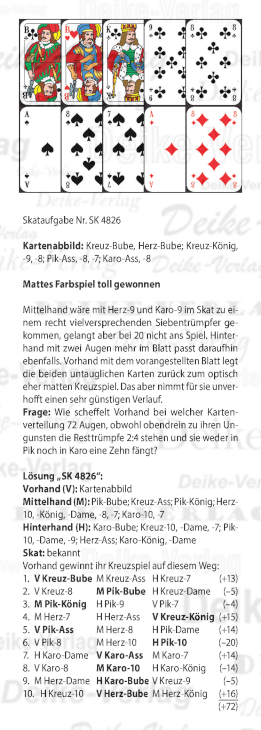 Skataufgabe KW 4826