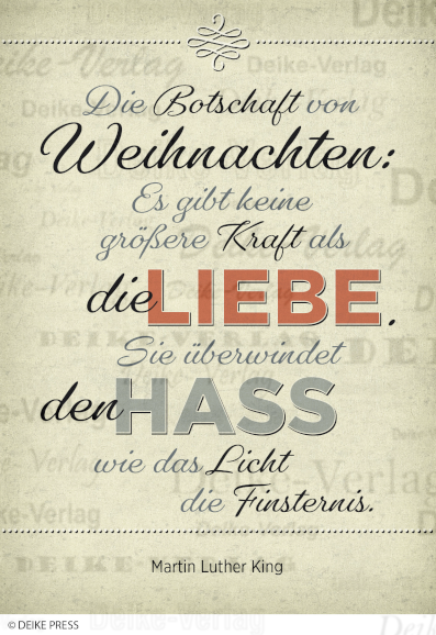 Die Botschaft von Weihnachten: ...