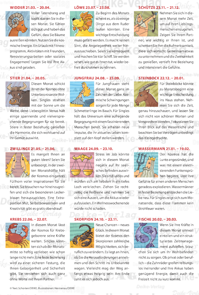 Monatshoroskop Juni 2026