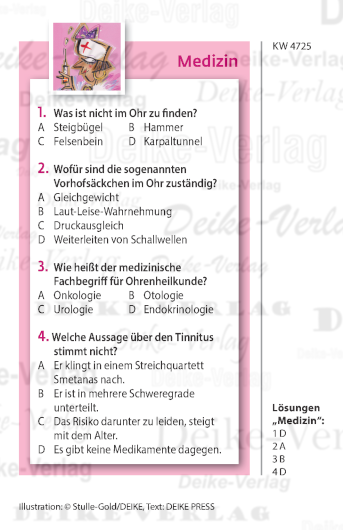 Ohr - Quiz KW 4725