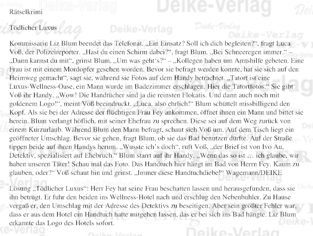 Tödlicher Luxus (Liz Blum)