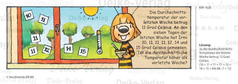 Außentemperatur - Irmi die Rätselbiene KW 1626