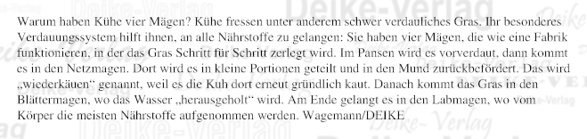 Warum haben Kühe vier Mägen?