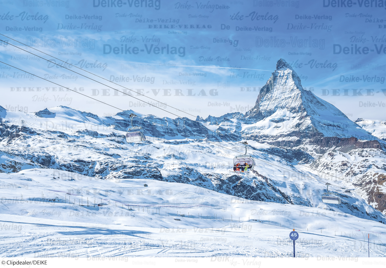 Matterhorn im Winter