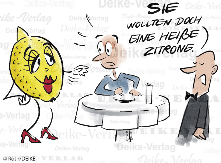Heiße Zitrone