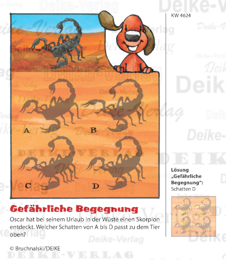 Skorpion - Oscar der schlaue Dackel KW 4624