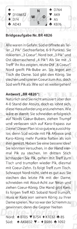 Bridgeaufgabe KW 4826