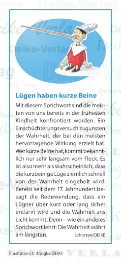 Lügen haben kurze Beine