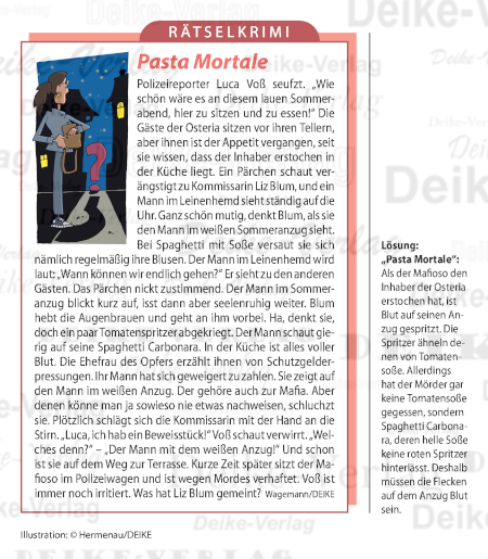 Pasta Mortale (Liz Blum)