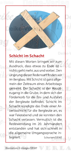 Schicht im Schacht