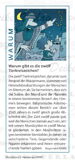 Warum gibt es die zwölf Tierkreiszeichen?