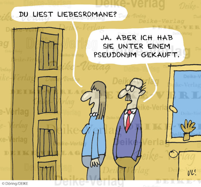 Liebesromane unter Pseudonym
