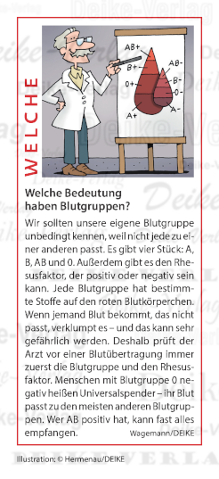 Welche Bedeutung haben Blutgruppen?