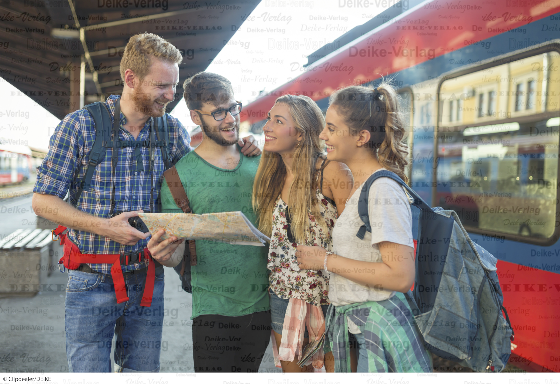 Urlaubsreise mit dem Zug