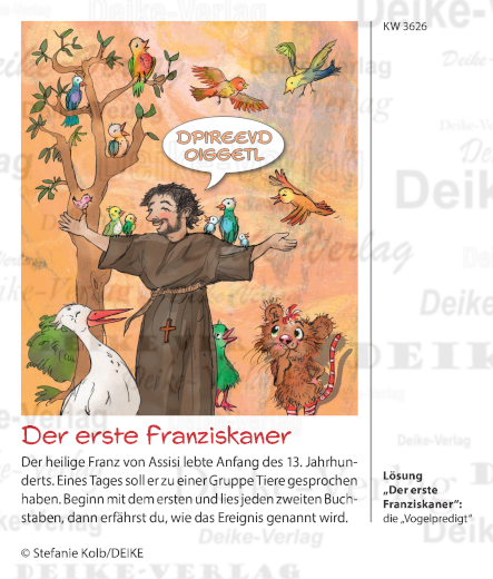 Die Vogelpredigt - Der fabelhafte Fridolin KW 3626